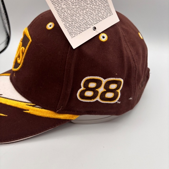 Vintage UPS NASCAR Racing Dale Jarrett #88 Robert Yates Lightning Design Hat - Picture 7 of 16